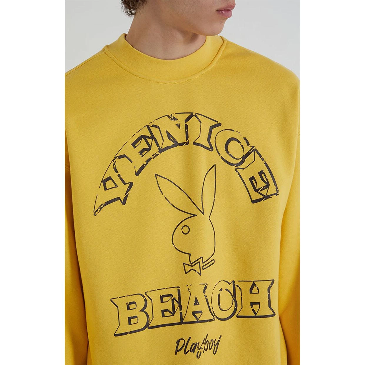 PB VENICE BEACH CREWNECK Yellow 6 PB VENICE BEACH CREWNECK Yellow - Image 4