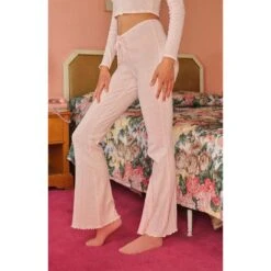 Women's Pointelle Logo Flare Pants 20 Women's Pointelle Logo Flare Pants -Fashion Clothing Store 0850468680027NEW 01 901 1f3ccf3a 6175 449d bab3 b336c74e0520