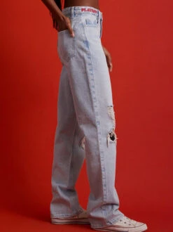 Women's Cloud Nine Boyfriend Denim Pants 17 Women's Cloud Nine Boyfriend Denim Pants -Fashion Clothing Store 0860454210150NEW 01 349