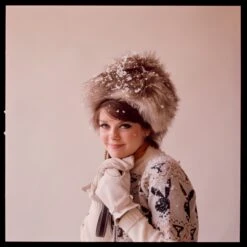 January 1964 Playmate Sharon Rogers Ski Bunny Long Sleeve -Fashion Clothing Store 1963 11 Cov Sharon Rogers by Don Bronstein 0017 1