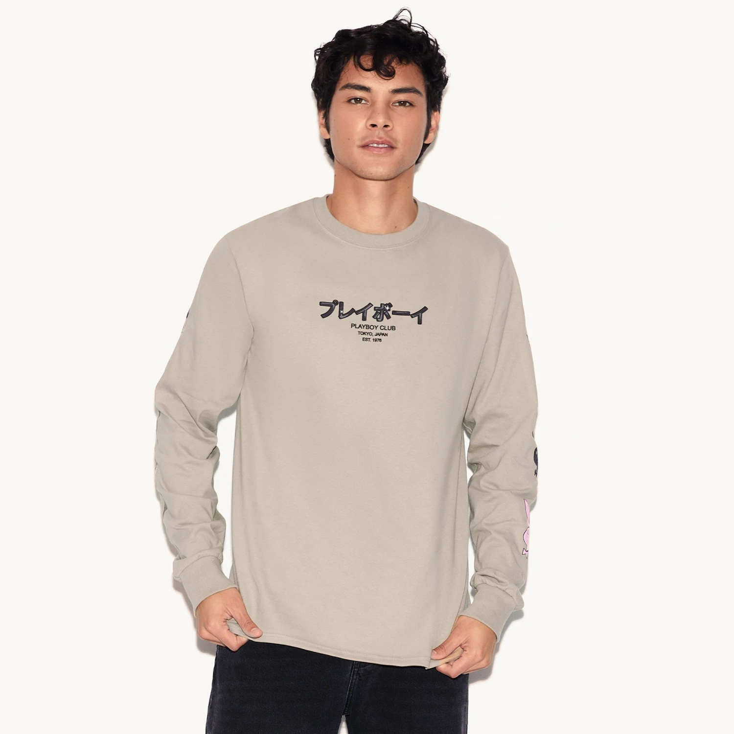 Tokyo Club Bunny Long Sleeve Sand 4 Tokyo Club Bunny Long Sleeve Sand - Image 2