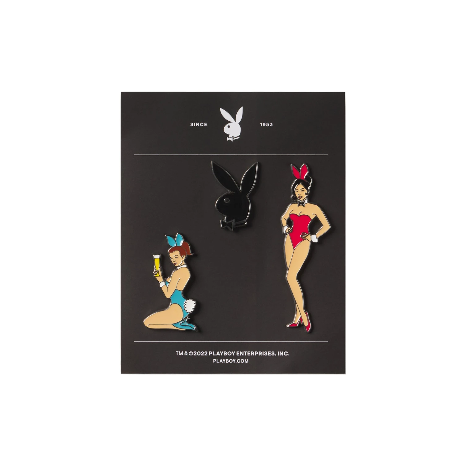 Classic Playboy Bunny Enamel Pin Pack 4 Classic Playboy Bunny Enamel Pin Pack - Image 2