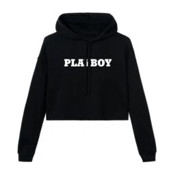 Playboy Women's Cropped Hoodie