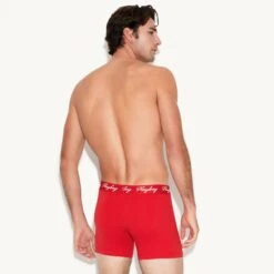 The Basics Men's Boxer Brief Red 7 The Basics Men's Boxer Brief Red -Fashion Clothing Store M7 537607 6861460373601 BASICS MENS BOXER BRIEF RED 0887