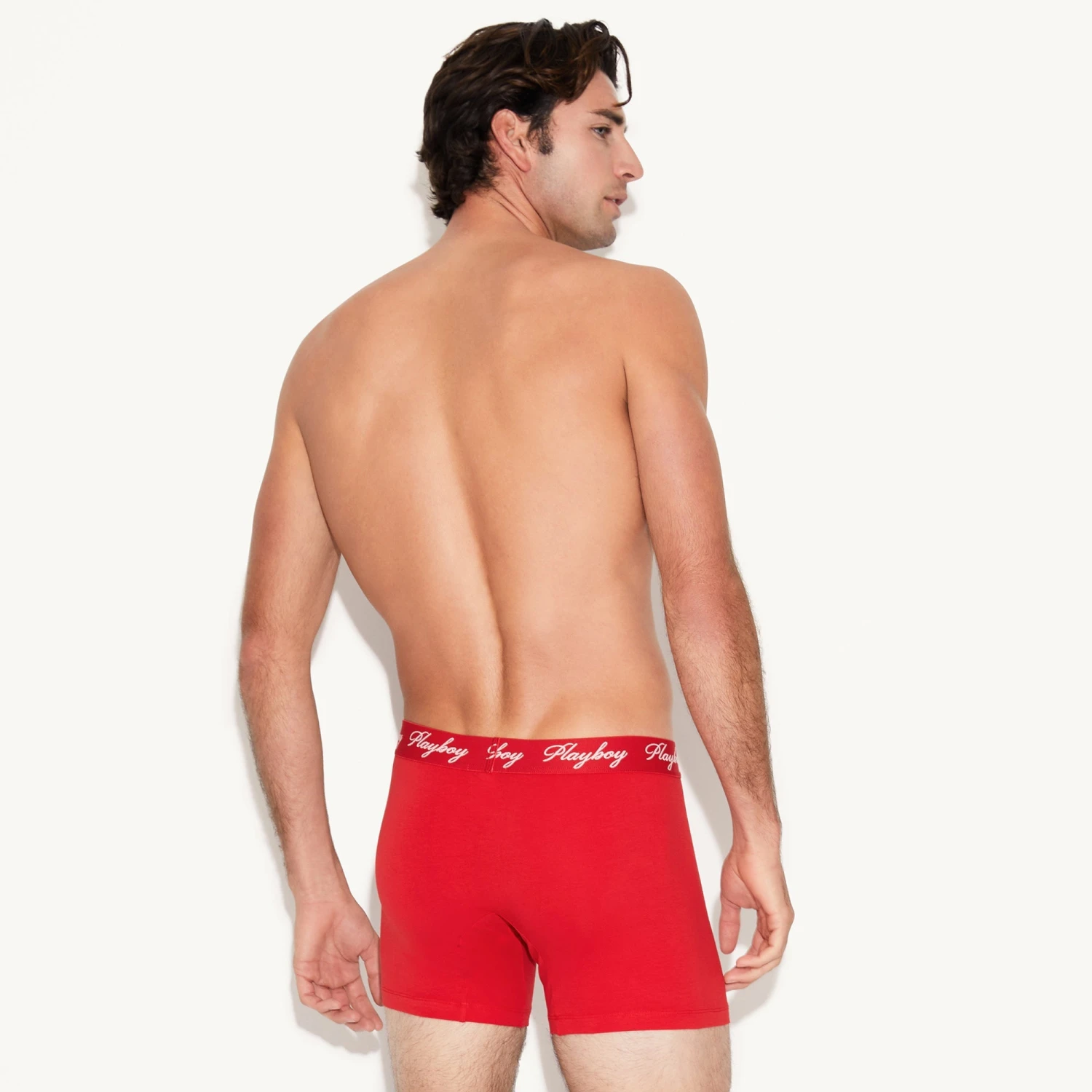 The Basics Men's Boxer Brief Red 5 The Basics Men's Boxer Brief Red - Image 3