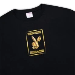 Playboy X OVO Casino T-Shirt -Fashion Clothing Store OVO X PLAYBOY T SHIRT 3304 BLACK 3 WEBSIZE