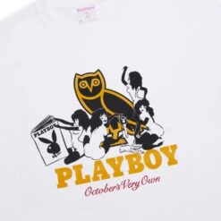 Fashion Clothing Store -Fashion Clothing Store OVO X PLAYBOY T SHIRT 3305 WHITE 2 WEBSIZE