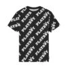 Men's Repeating Masthead T-Shirt 1 Men's Repeating Masthead T-Shirt -Fashion Clothing Store PB MENS REPEATING MASTHEAD TSHIRT BLACK F