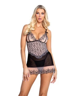 PLAYBOY BUNNY KISS BABYDOLL 2-PIECE SET
