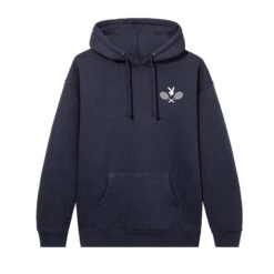 Tennis Club Hoodie -Fashion Clothing Store PBTENNIS NAVY HOODIE FRONT
