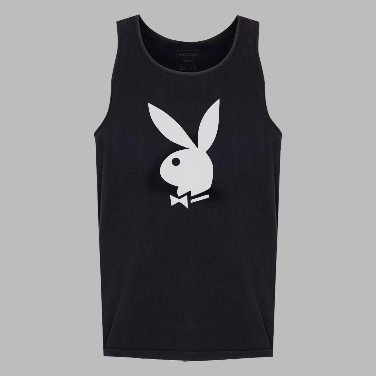 Poolside Playboy Tank Top Black 3 Poolside Playboy Tank Top Black