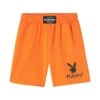 Women's Orange Sweat Shorts 1 Women's Orange Sweat Shorts -Fashion Clothing Store PB WOMENS ORANGE SWEATSHORTS ORANGE 001