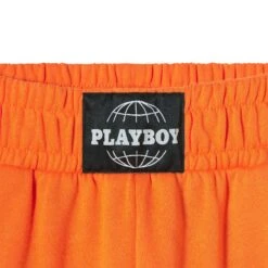 Women's Orange Sweat Shorts -Fashion Clothing Store PB WOMENS ORANGE SWEATSHORTS ORANGE 004