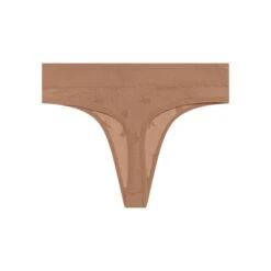 Women's Bunny Seamless Thong 19 Women's Bunny Seamless Thong -Fashion Clothing Store PLAYBOY PB BUNNY SEAMLESS THONG TAWNY BROWN 01