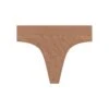 Women's Bunny Seamless Thong 2 Women's Bunny Seamless Thong -Fashion Clothing Store PLAYBOY PB BUNNY SEAMLESS THONG TAWNY BROWN 02