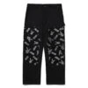 Playboy X HUF VVS Rabbit Head Pant -Fashion Clothing Store PLAYBOY VVS DOUBLE KNEE PANT BLACK PT00249 BLACK 01