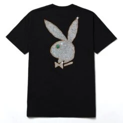 Playboy X HUF Rabbit Head T-Shirt -Fashion Clothing Store PLAYBOY VVS LOGO S S TEE BLACK TS01782 BLACK 02 e59f983a 431d 444f a7ff 70169d052d86