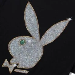 Playboy X HUF Rabbit Head T-Shirt -Fashion Clothing Store PLAYBOY VVS LOGO S S TEE BLACK TS01782 BLACK 04 aa2ab8bc fb67 4d51 9f09 eb0be0a90d50
