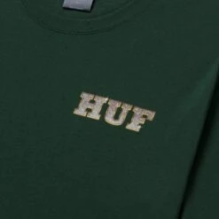 Playboy X HUF Rabbit Head T-Shirt -Fashion Clothing Store PLAYBOY VVS LOGO S S TEE FOREST GREEN TS01782 FOGRN 03 b1438b39 c188 4c11 80a1 59f5e76ac7ea