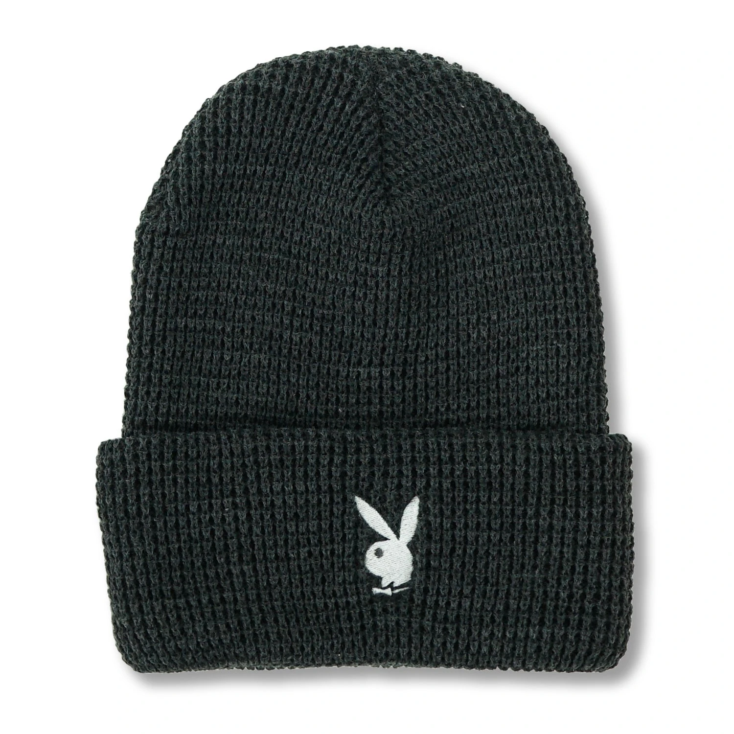 Rabbit Head Waffle Cuffed Beanie 5 Rabbit Head Waffle Cuffed Beanie - Image 3