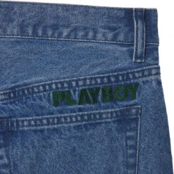 Men's Vintage Denim Pants -Fashion Clothing Store PLAYBOY MENSVINTAGELOOSEPANT INDIGO 03