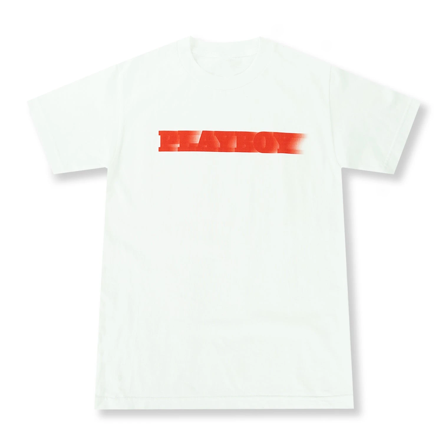 Playboy Motion Blur White Tee 3 Playboy Motion Blur White Tee