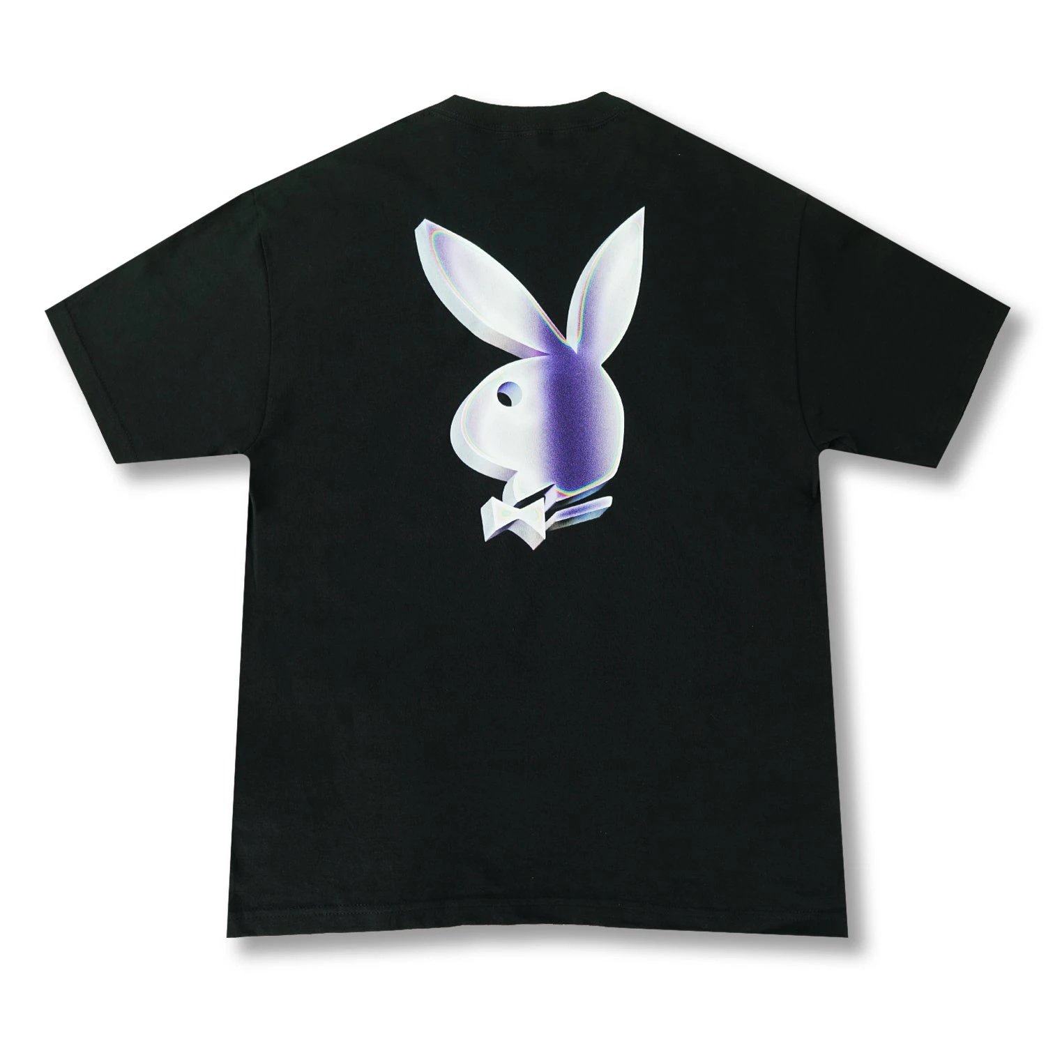 Playboy Chrome Rabbit Head Black Tee 3 Playboy Chrome Rabbit Head Black Tee
