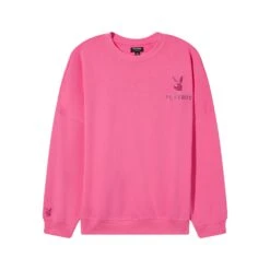 Women's Classic Crewneck 21 Women's Classic Crewneck -Fashion Clothing Store Playboy Classic CrewAzaleapink 01 1 1