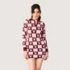 Women's Checkerboard Dress -Fashion Clothing Store Playboy MG Checkerboard Dress 2353