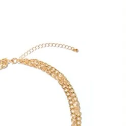 Pave Rabbit Head Layered Necklace 8 Pave Rabbit Head Layered Necklace -Fashion Clothing Store Playboy Multi Chain Rabbit Head Necklace 04