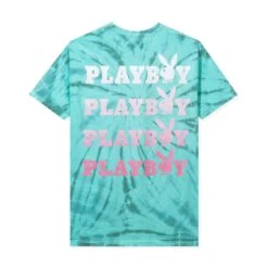 Repeating Masthead Tie-Dye T-Shirt 14 Repeating Masthead Tie-Dye T-Shirt -Fashion Clothing Store Playboy Repeating Masthead T Shirt Green 02 8fd096a3 b0f9 4b36 9a6c c50ab173adfe