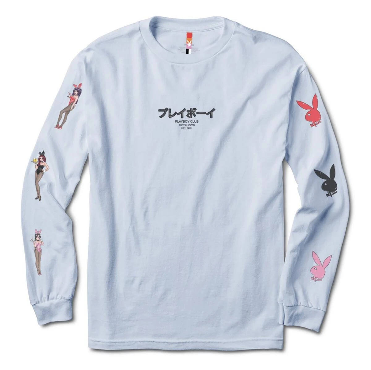Tokyo Club Bunny Long Sleeve Powder Blue 3 Tokyo Club Bunny Long Sleeve Powder Blue