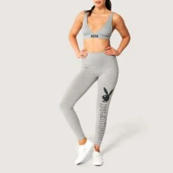 Women's Rabbit Head Legging -Fashion Clothing Store Playboy Womens Leggings Heather Grey 2192 017affa0 30bf 44e3 8811 66a24276fe13