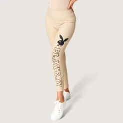 Women's Rabbit Head Legging -Fashion Clothing Store Playboy Womens Leggings Tan 1973 e3d77770 2280 43fd b693 3dee7cd8aa5f