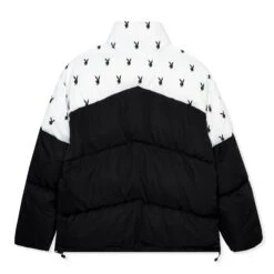 Women's Bunny Head Puffer 7 Women's Bunny Head Puffer -Fashion Clothing Store Playboy AOP Bunny Colour Block Puffer Black 02 63b1aec1 0d8a 4ff8 8d8f e15046834315