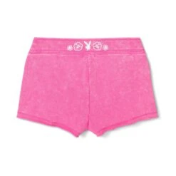 Women's Beach Shorts -Fashion Clothing Store Playboy Beach Short Pink Glo 02