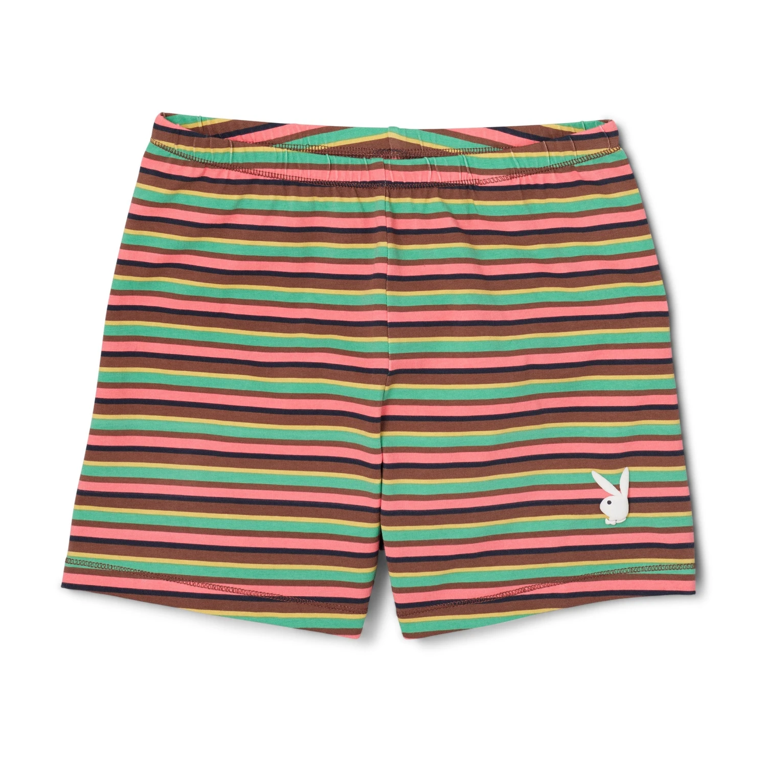 Women's Striped Biker Shorts 3 Women's Striped Biker Shorts