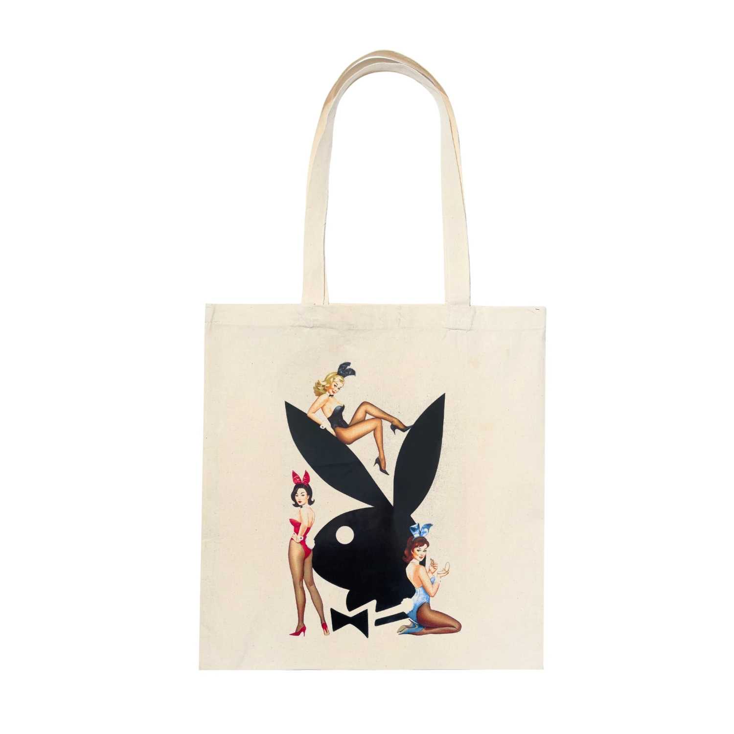 Vintage Bunnies Canvas Tote 3 Vintage Bunnies Canvas Tote