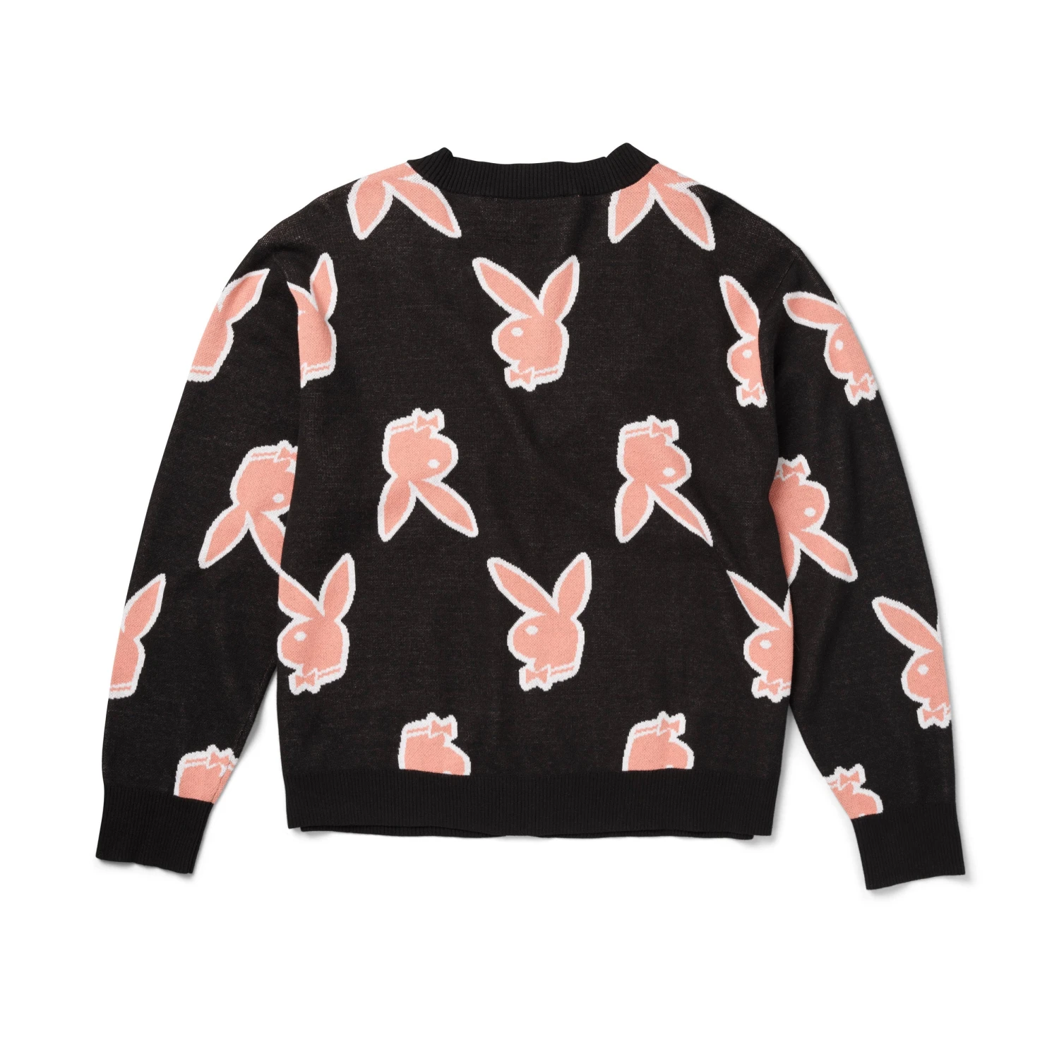 Men's Repeating Rabbit Head Cardigan 5 Men's Repeating Rabbit Head Cardigan - Image 3