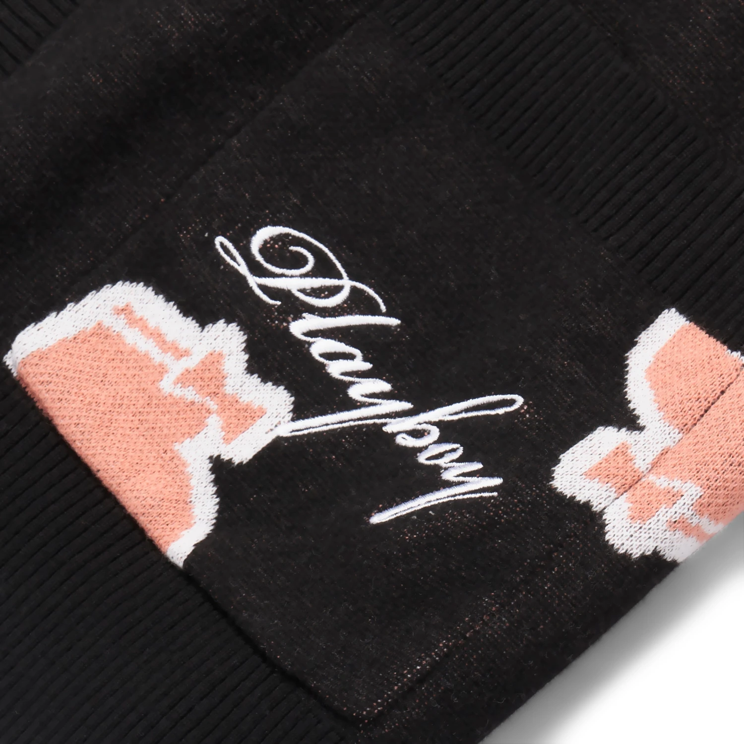 Men's Repeating Rabbit Head Cardigan 4 Men's Repeating Rabbit Head Cardigan - Image 2