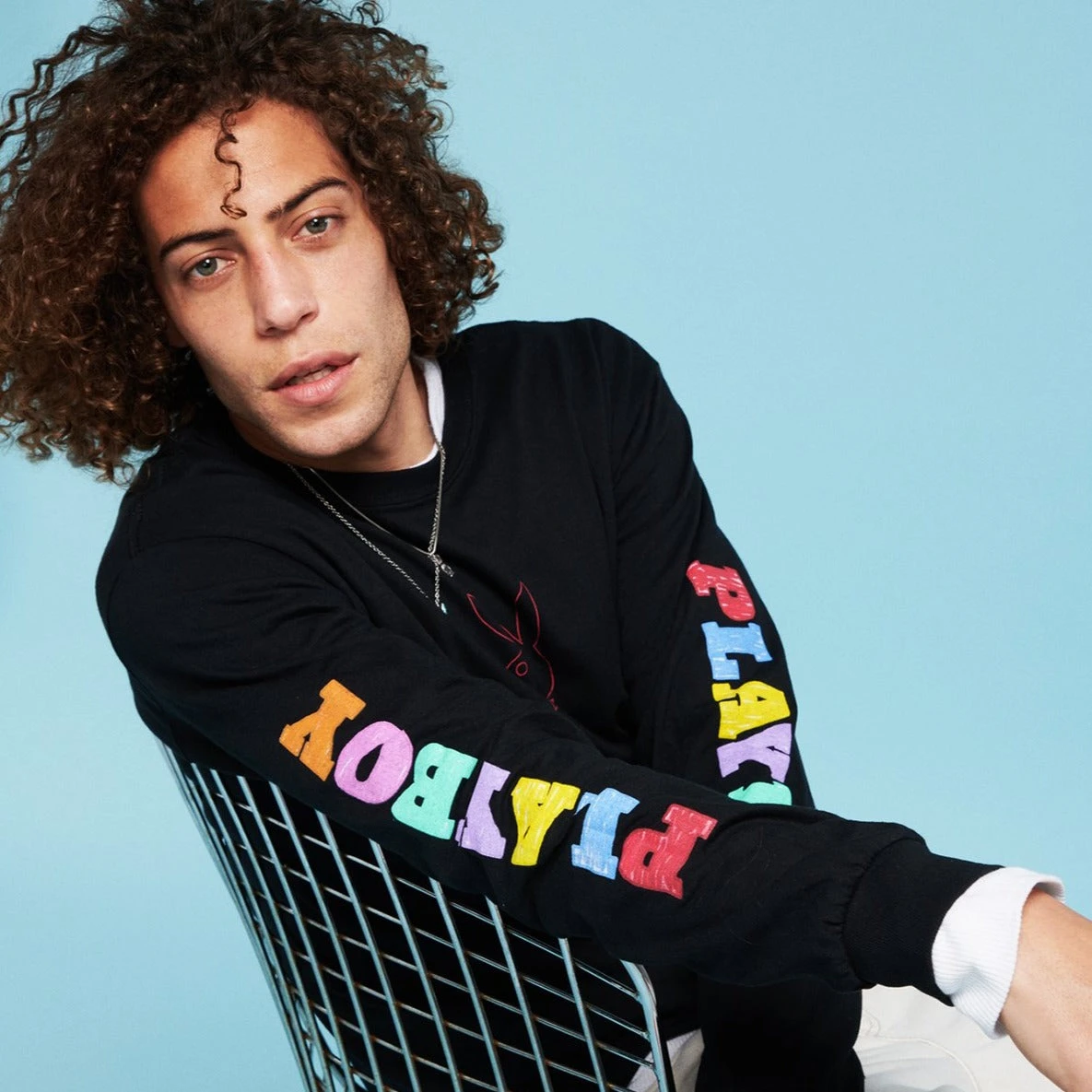 Color-Block Long Sleeve T-Shirt - Image 2