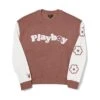 Women's Contrast Camp Crewneck Sweatshirt -Fashion Clothing Store Playboy Contrast Camp Acorn 01 b14c12b1 b039 4f97 a889 07f01d178d4e