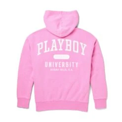 Women's Playboy University Zip Up Hoodie -Fashion Clothing Store Playboy Crest Full Zip Jacket SuperPink 02 f0155d0d 1b67 4036 a40c 86e3e284acc3
