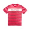 Men's Electronic Stripe T-Shirt 1 Men's Electronic Stripe T-Shirt -Fashion Clothing Store Playboy Electronic Stripe SS Tee 001