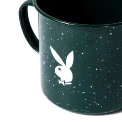 Enamel Camp Mug -Fashion Clothing Store Playboy Enamel Camp Mug Green 03 0474bbe2 e19f 4f1e 9b37 3b4e803a0698