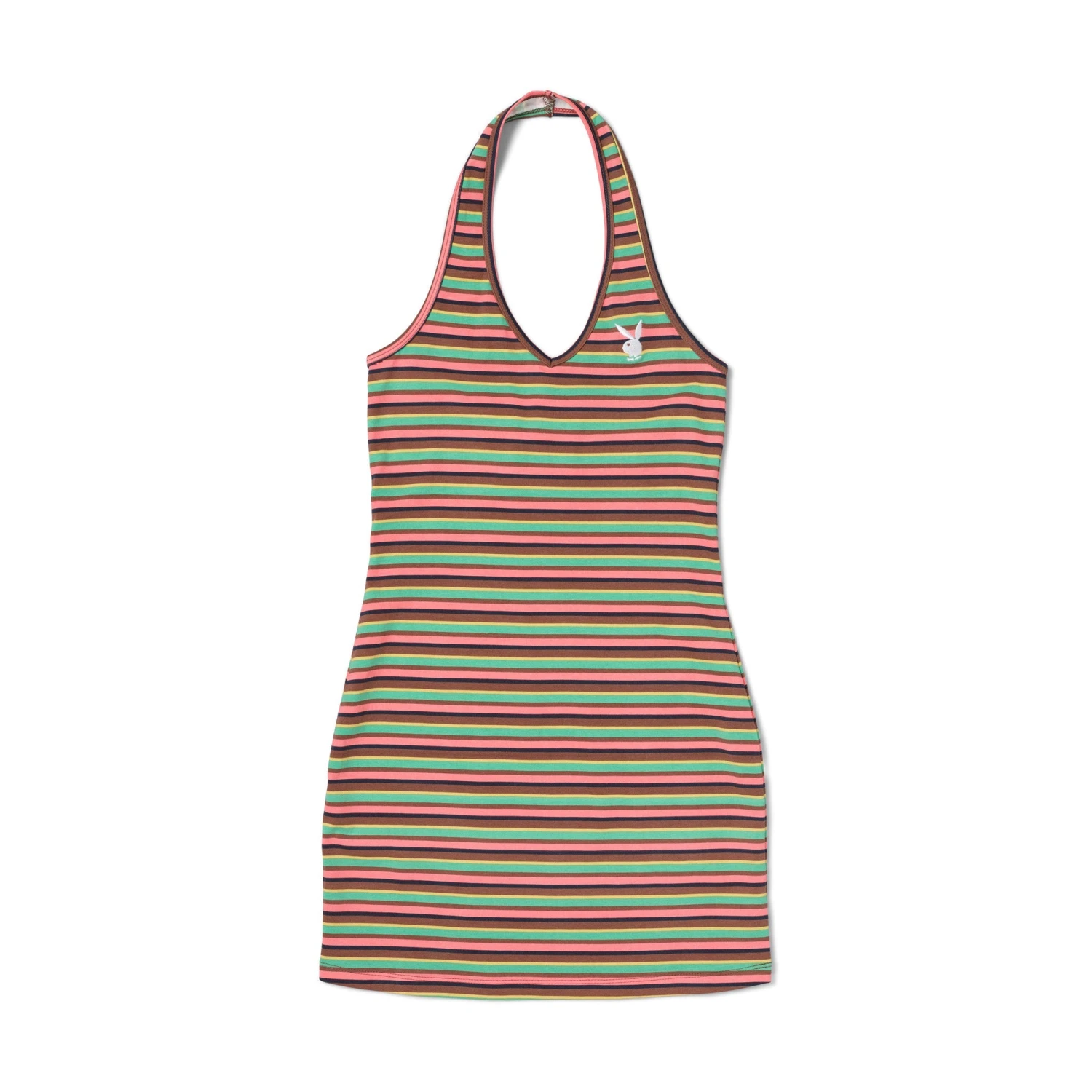 Women's Seamless Halter Mini Dress 3 Women's Seamless Halter Mini Dress