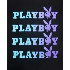 Holographic Repeating Masthead T-Shirt 8 Holographic Repeating Masthead T-Shirt -Fashion Clothing Store Playboy Holographic Tee Blk 04 3bea03d8 ecbb 4f7f 9488 f7daada18c5e