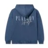 Lifestyle Zip-Up Hoodie -Fashion Clothing Store Playboy Lifestyle Zip Through Hoodie Lt Blue 02 0e6cc450 faea 401c 9aab e617ac0bec81