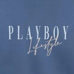 Lifestyle Zip-Up Hoodie -Fashion Clothing Store Playboy Lifestyle Zip Through Hoodie Lt Blue 05 2d505c81 b9e3 4a9d a18c c31792f3237d