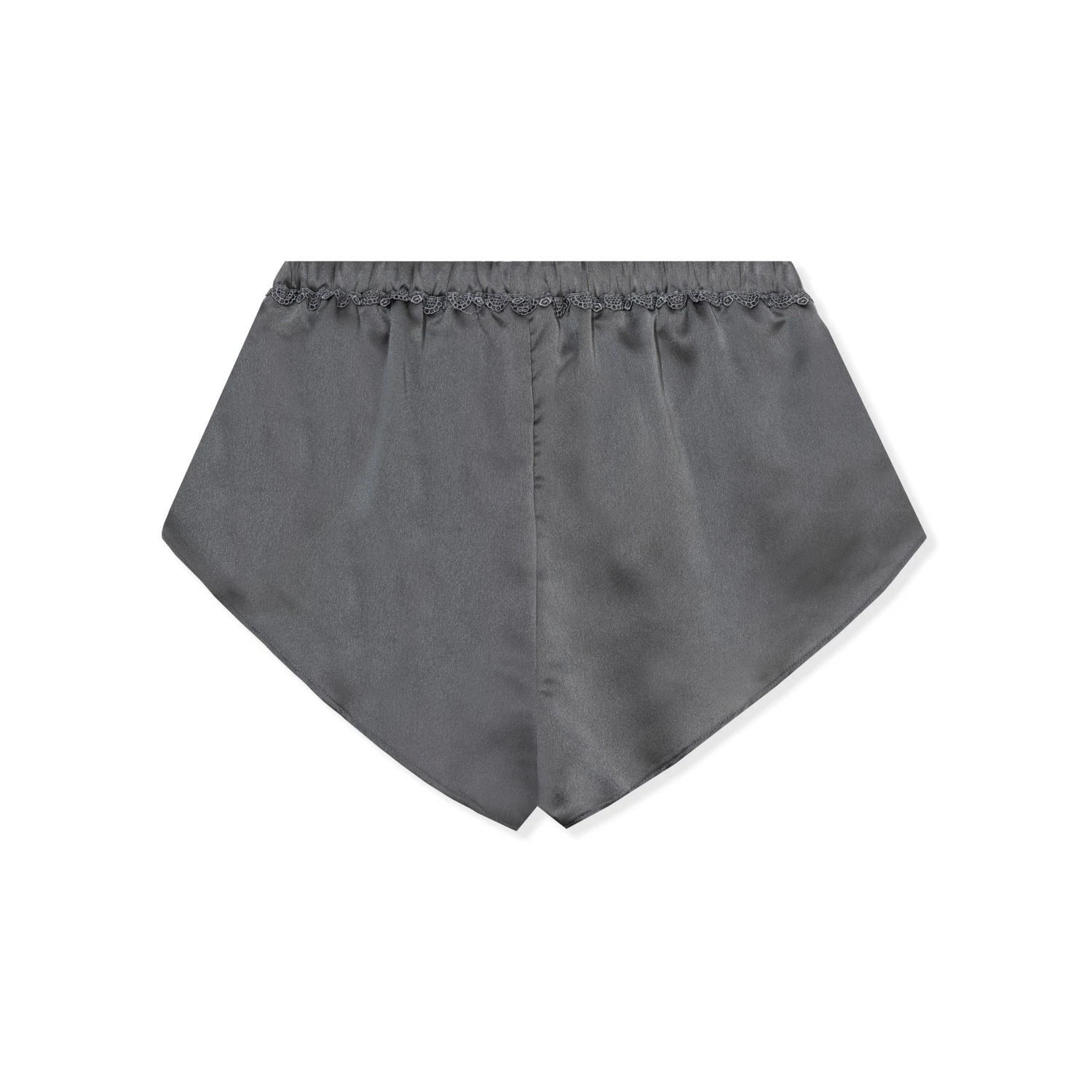 Women's Lounge Satin Cami & Short Set - Grey 13 Women's Lounge Satin Cami & Short Set - Grey - Image 11